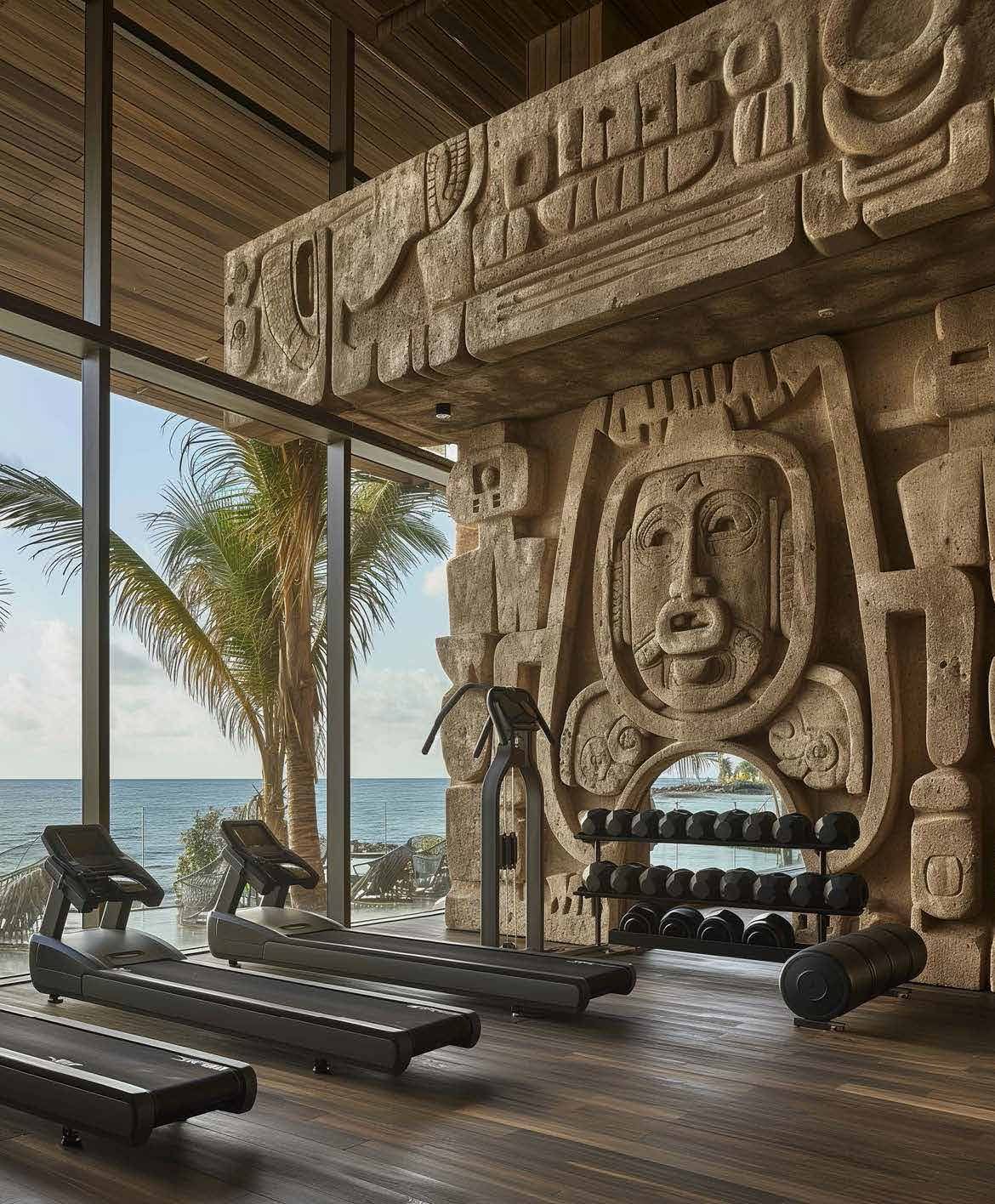 The carved RAKAN entrance, rendering