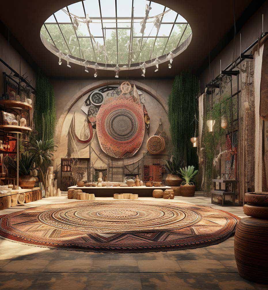 The workshop hall, rendering